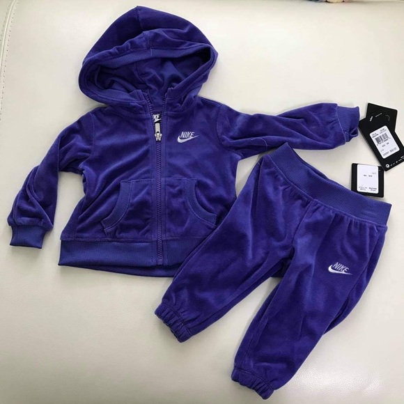 nike velvet set
